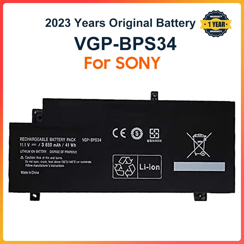 

VGP-BPS34 Battery For SONY Vaio Fit 15 SVF15A SVF14A Series SVF15A1ACXB SVF15A1AC XS SVF14A SVF14AC1QU