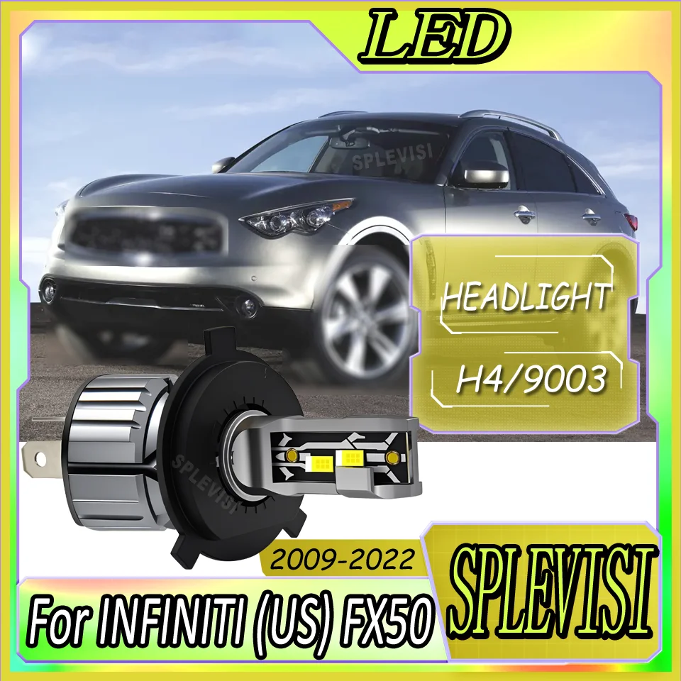 

Illuminates More Road Ahead 9003/h4 LED Headlight For INFINITI (US) FX50 2009 2010 2011 2012 2013 2014 2015 2016 2017 2018-2022