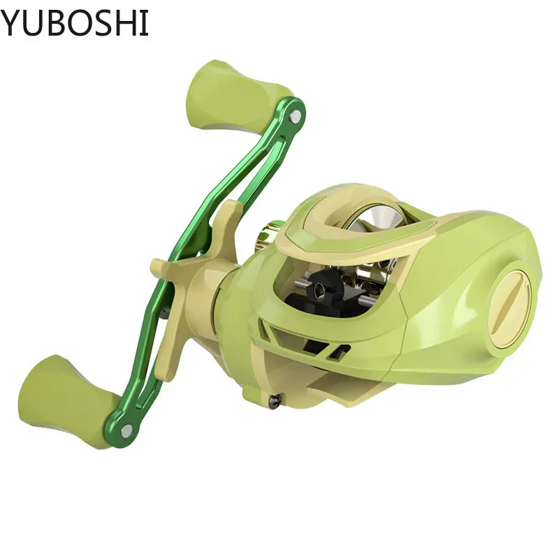 

YUBOSHI New Lightweight Grip 3+1BB Fishing Reel 8kg Max Drag Power Saltwater Bass Baitcasting Fishing Wheel