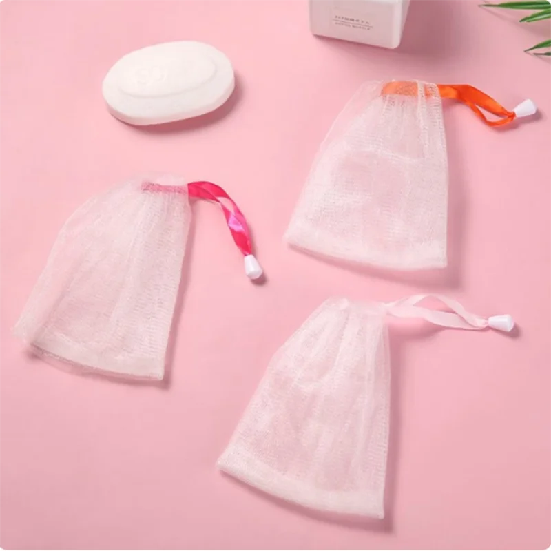 2024 New Large-sized Soap Bubble Bag 9x15Cm Shower And Shower Cleaning Products Portable Soap Net For Household Use