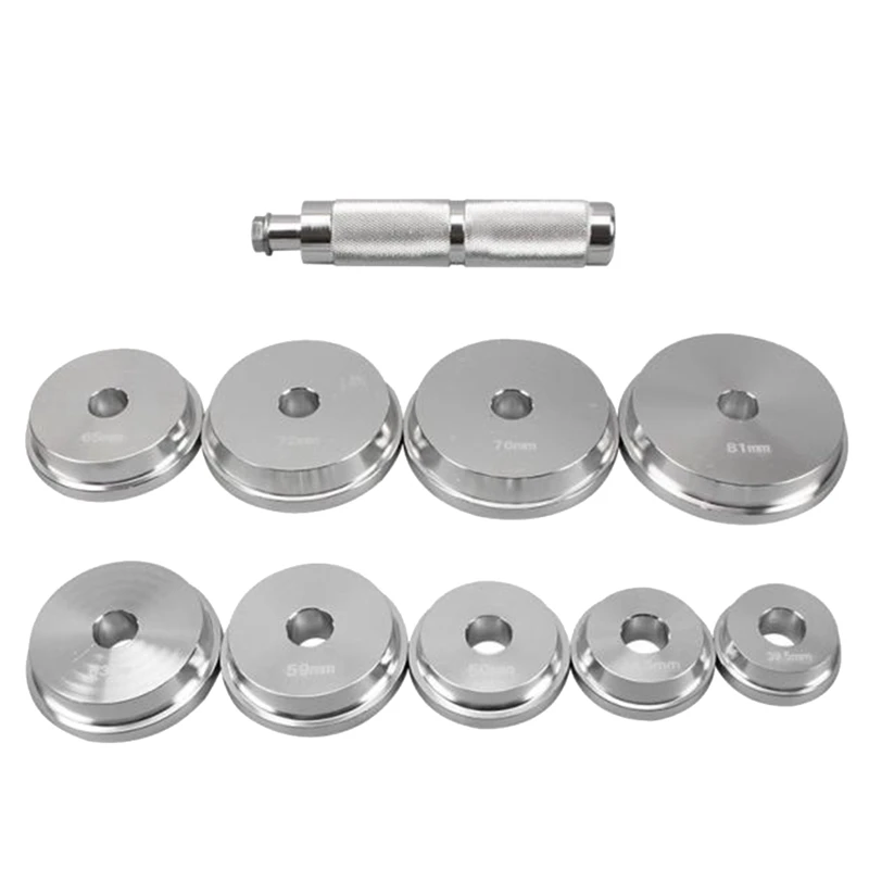 Universal Bearing Installer And Seal Bushing Driver Install Set For Automotive Wheel Bearings Press Kit 10 PCS