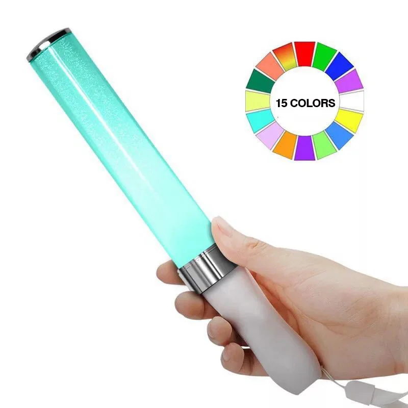 15 Colors Kpop Glowing Lightsticks Luminous Rod Concert Glow Stick Light Glow Stick for Idol Concert Party Supplies