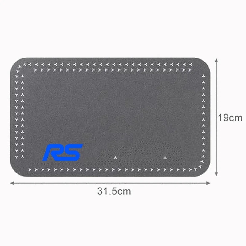 For Ford RS Focus 2 3 MK2 MK3 MK4 Fiesta Mondeo Fusion Puma Kuga Car Accessories Suede Car Central Armrest Pad Anti Slip Cushion