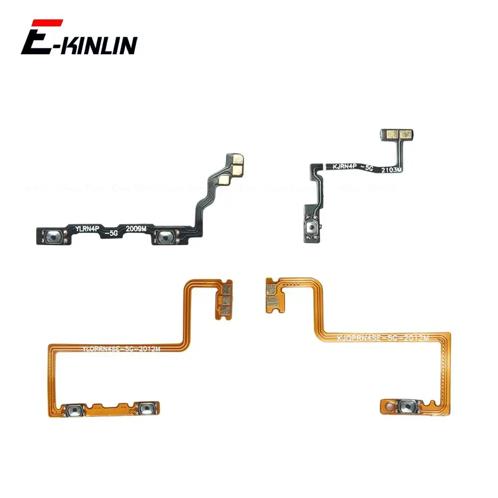 Mute Switch Power Key Ribbon Repair Parts For OPPO Reno4 Lite Pro SE F Z 4G 5G Volume Button Control Flex Cable