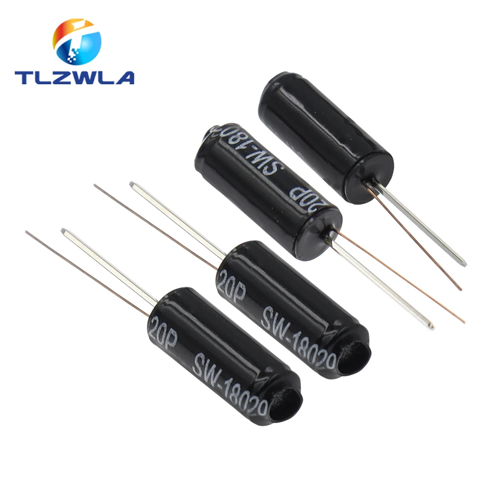 10PCS SW-18020P High Sensitive Vibration Switch SW18020P Snap Switch Shock Sensor High Sensitive Vibration Switches SW18020P