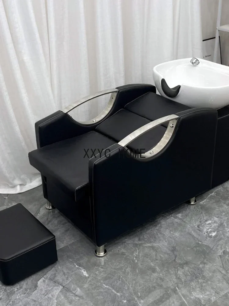 Shampoo Chair Hair  Dedicated Flushing Bed Massage Couch Hair  Ceramic Basin Massage Couch