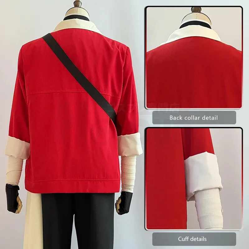 هولون الراهب ما وراء نهاية الرحلة أنيمي ستارك تأثيري حلي شعر مستعار سترة سترة دون أكمام السراويل هدية الكريسماس