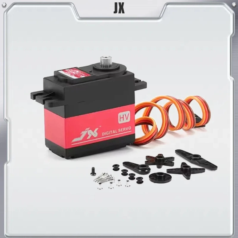 

Сервопривод JX PDI-HV6214MG 15 кг, высокоточный цифровой стандартный сервопривод с металлической шестерней для радиоуправляемой модели самолета автомобиля