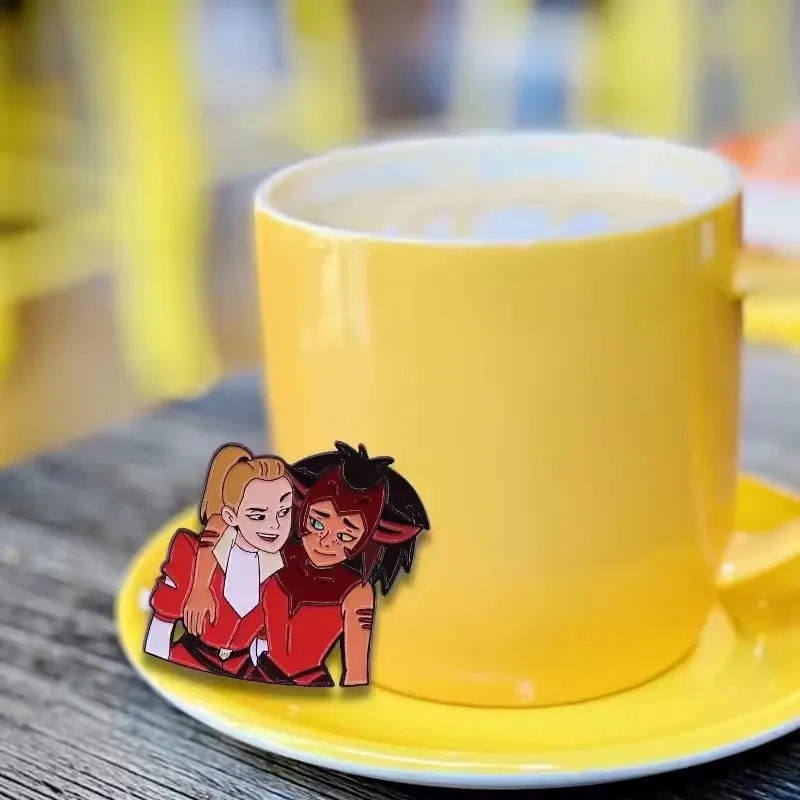 Cartoon Metal Brooc…