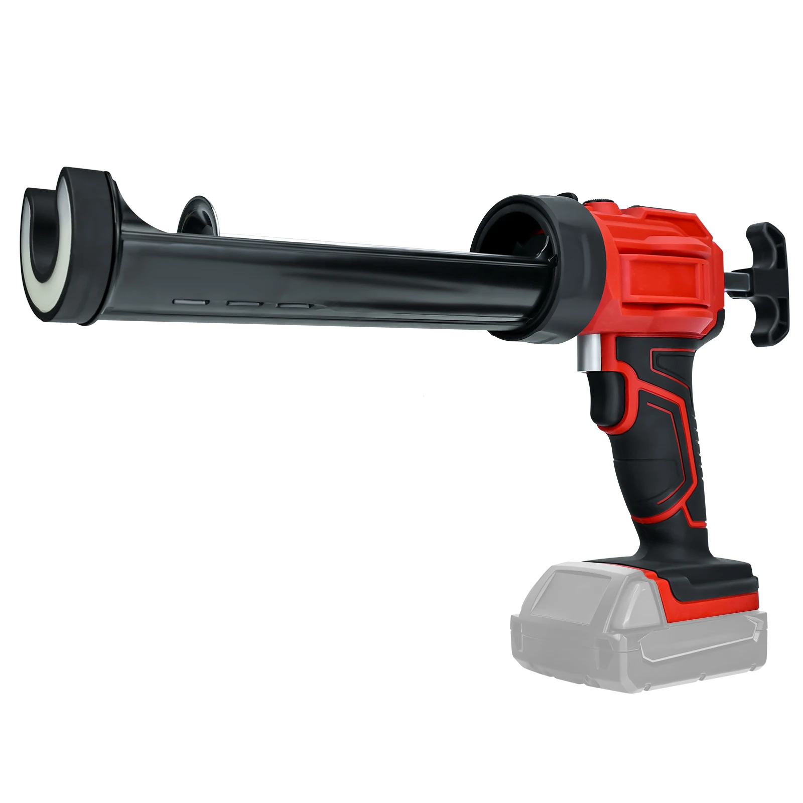 Pistola de Calafetagem Elétrica sem Fio com Luz Led Bateria Milwaukee 18v 10oz 300ml Velocidades Ajustáveis