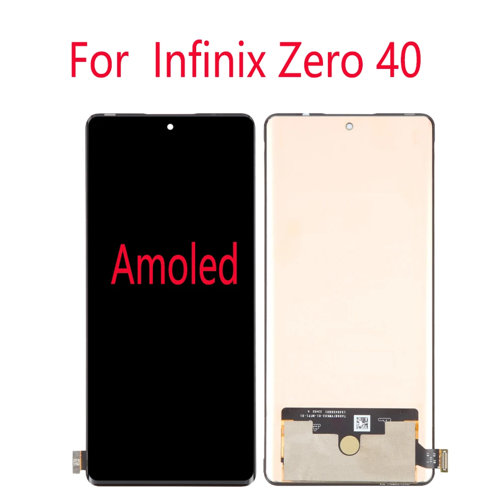 Amoled 120HZ For Infinix Zero 40 X6860 X6861 LCD Display Touch Screen Digitizer Assembly