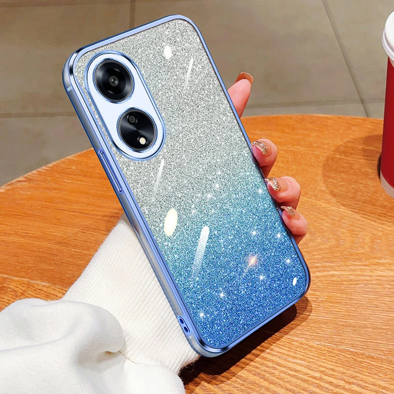 For Honor X7B Case Honor X7 Luxury Electroplated Glitter Case  CLK-LX3 CMA-LX2 CLK-LX1 Soft TPU Bumper Clear Phone Back Cover