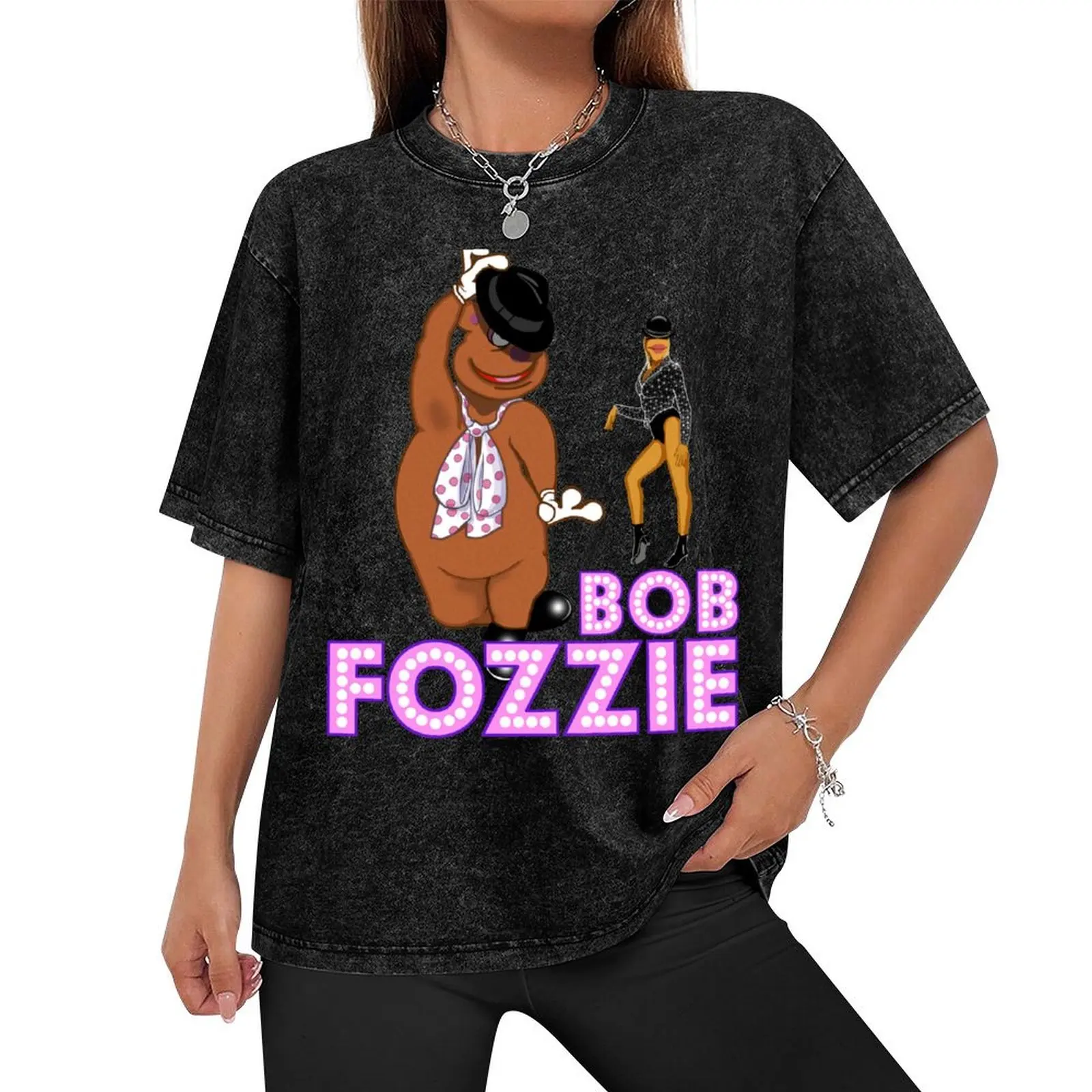 Bob Fozzie T-Shirt Short sleeve tee customs cheap stuff anime men t shirts high quality