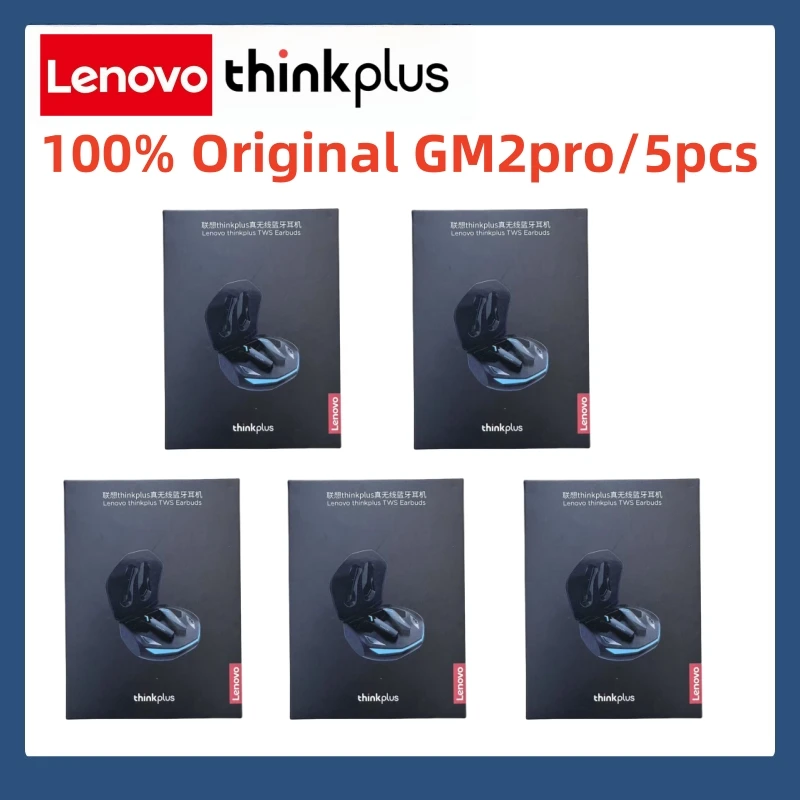 

100% Original Lenovo Thinkplus GM2 PRO TWS Wireless Earphones In-Ear Bluetooth Stereo Touch Control Low latency Gaming Headphone