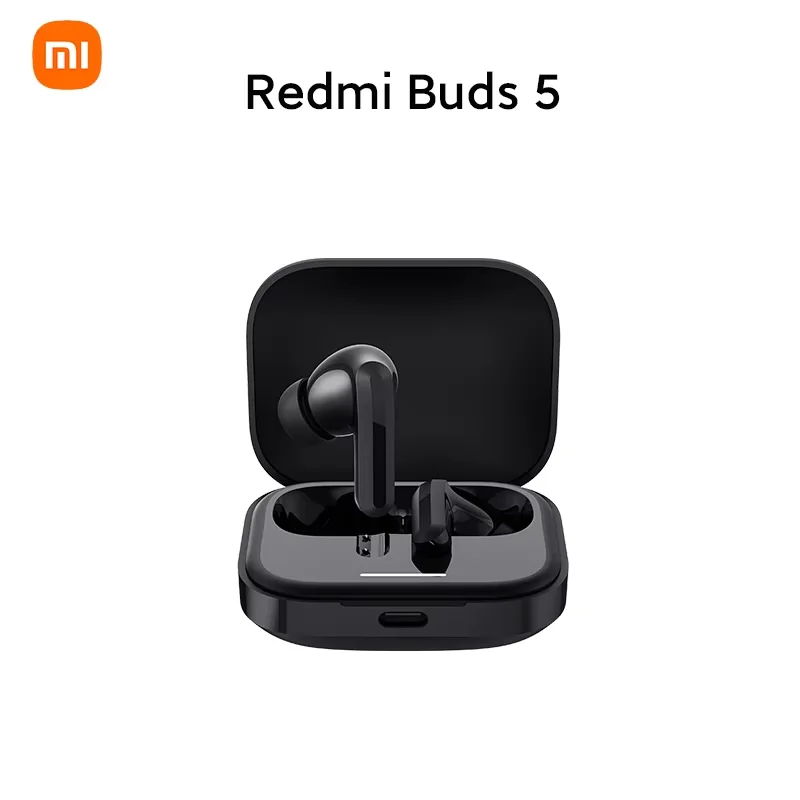 Original Xiaomi Redmi Buds 5 46dB Noise Cancelling Bluetooth 5.3  40Hr Battery Life AI Call Anti Wind Noise Wireless Headphone