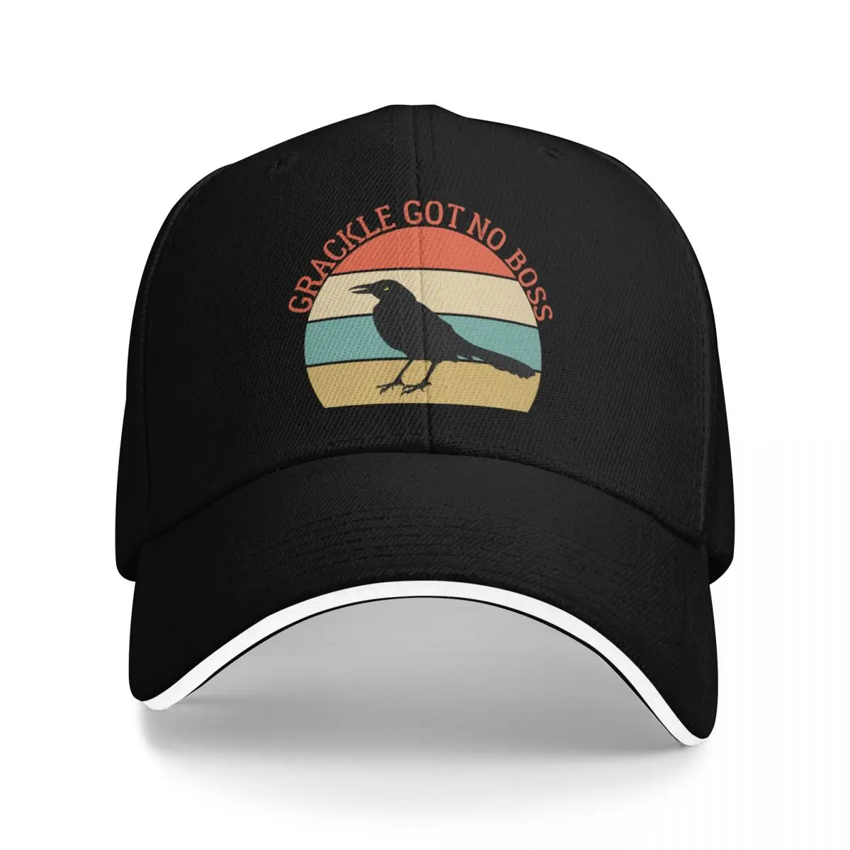 

grackle got no boss - AUSTIN WEIRD BIRD Baseball Cap Dropshipping hard hat Streetwear Women's Beach Visor Men's