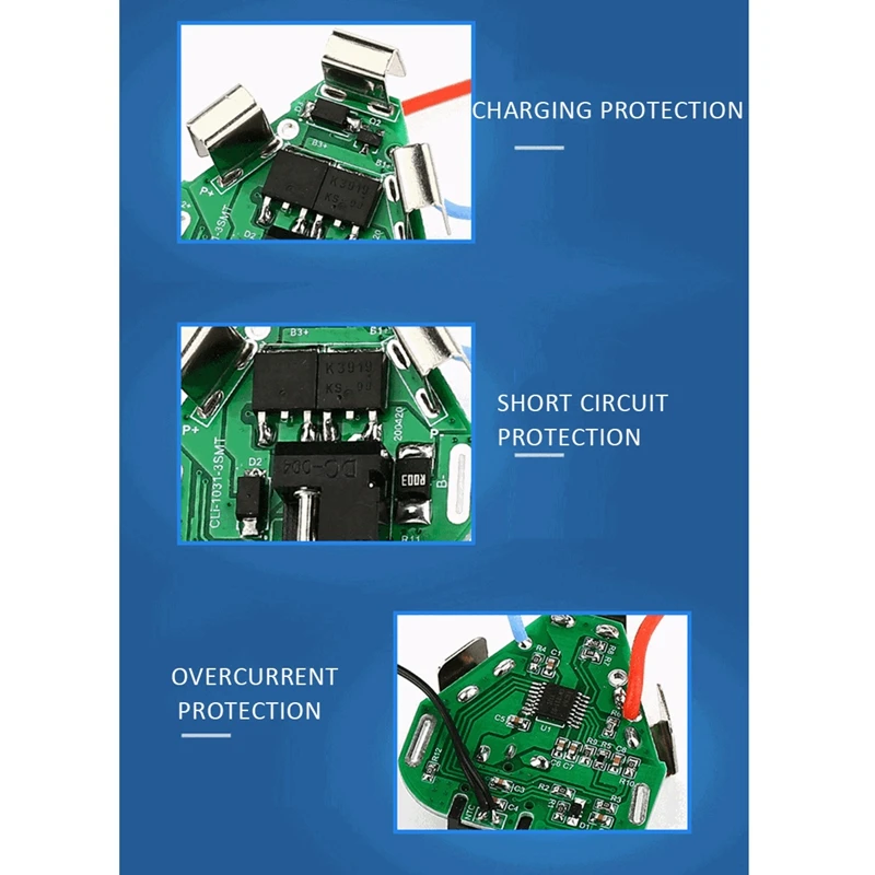 リチウムイオン電池保護ボード,電動工具,手動ドリル,3s,12.6v,bms 18650