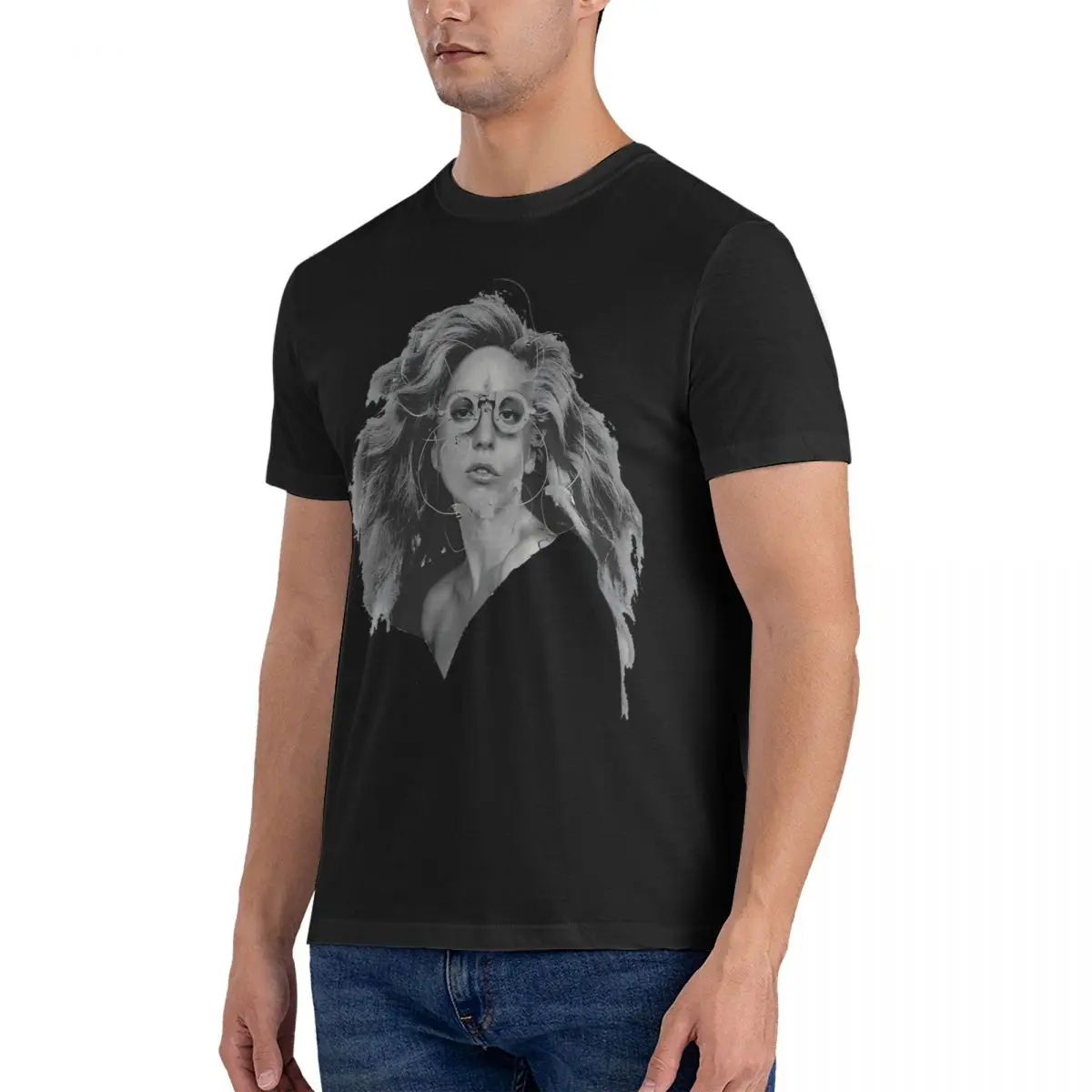 Botticelli Babe T Shirts Men Cotton Vintage T-Shirt Crew Neck Beyonce Giselle Knowles Tee Shirt Short Sleeve Clothes Birthday