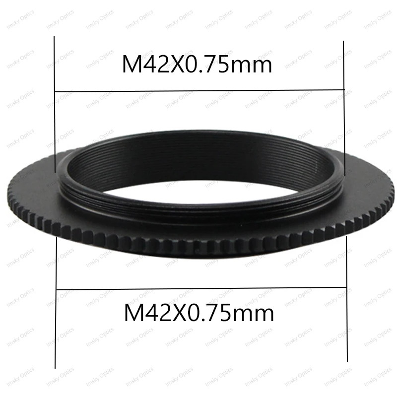 Both Side Male Thread Adapter T T2 M42 M48 M54 M56 SCT Astronomical Telescope Photography Accessories M42x0.75 M48x0.75 M54x0.75