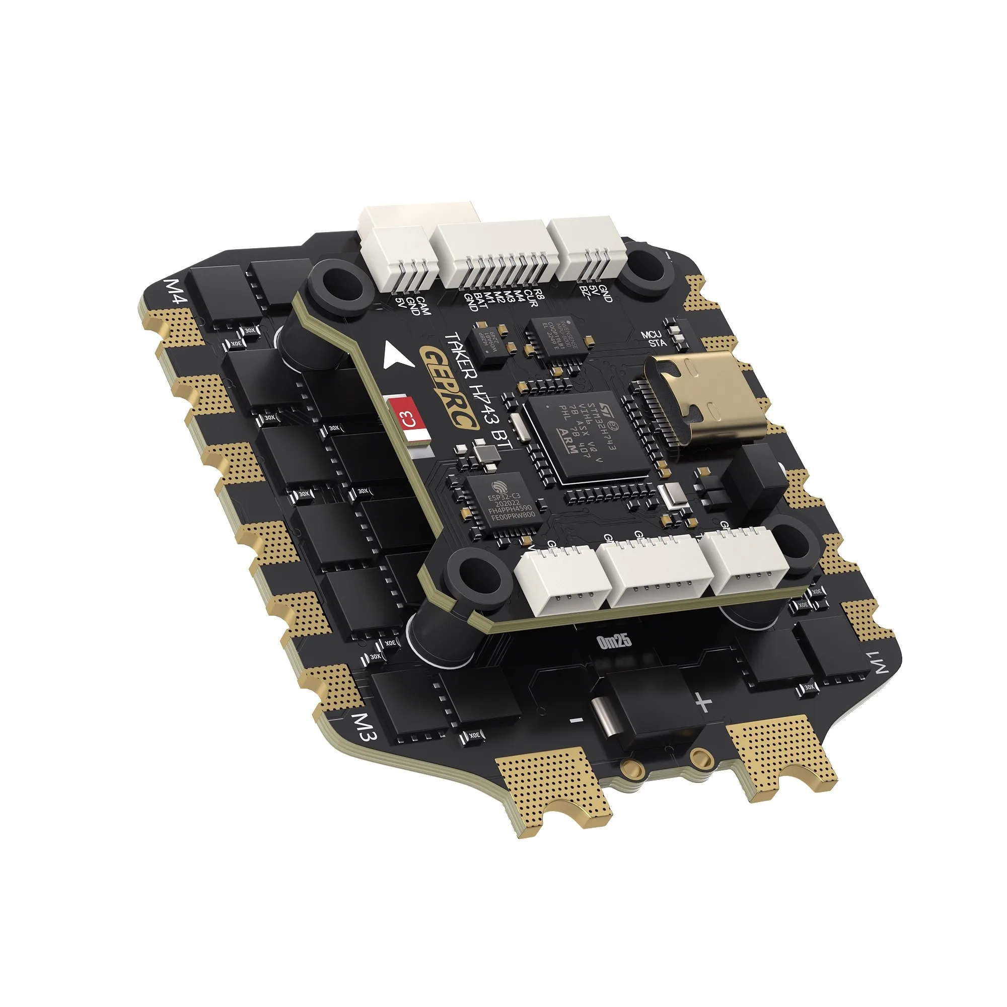 

GEPRC TAKER H743 BT 8Bit 80A ESC Flytower/ STACK MPU6000 и 42688-P двойной гирос/поддержка приложения SPEEDYBEE для деталей гоночного дрона FPV