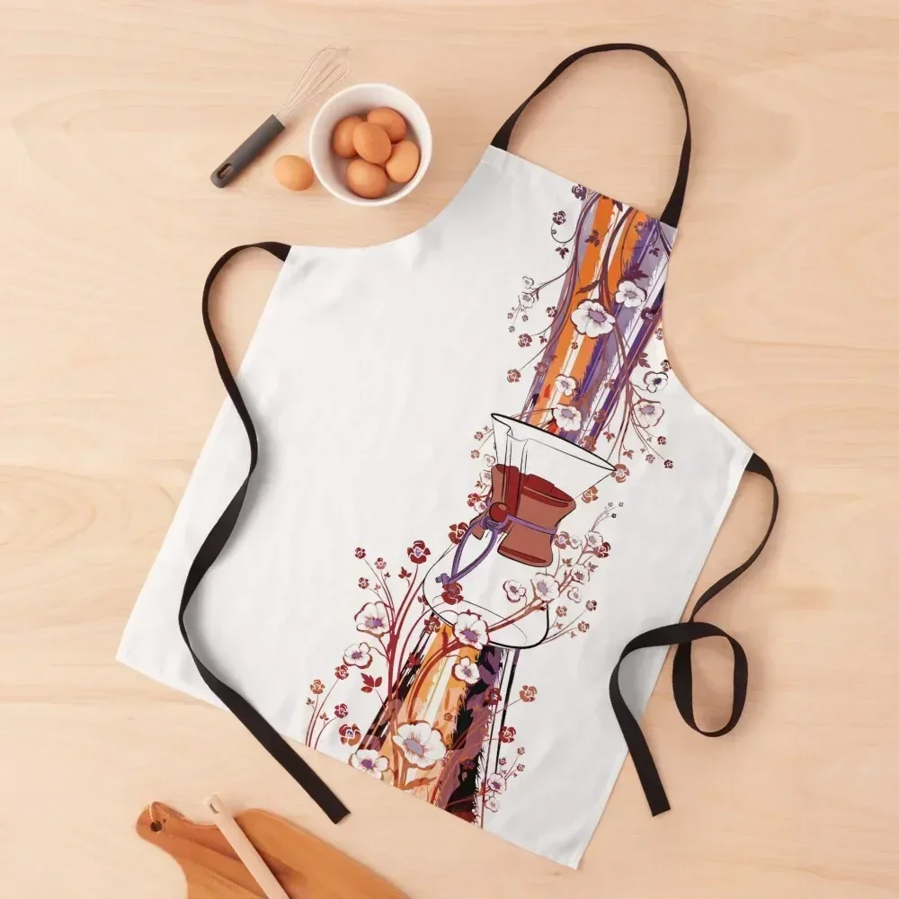 

Floral Chemex Apron Customizable Kitchens Woman Woman Kitchens Household Items Useful Apron