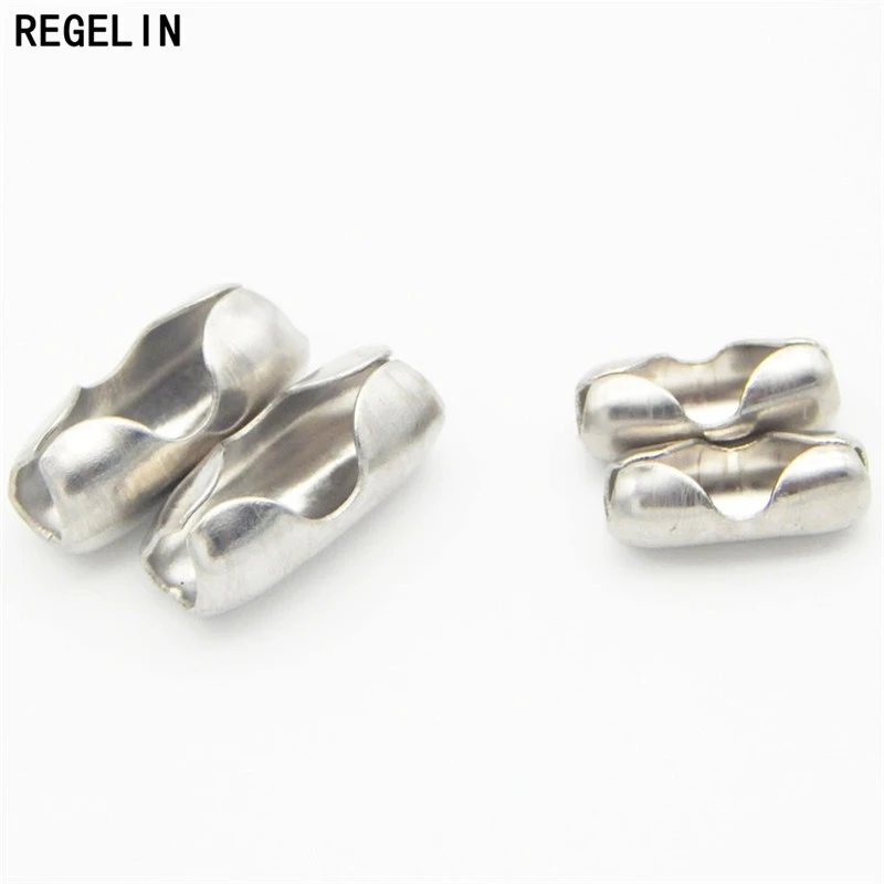 REGELIN 10m/Roll Dia 1.5mm 2mm 2.4mm Beaded Ball Stainless Steel Chain Bulk Jewelry Chains for Necklaces Jewelry Making Supplies