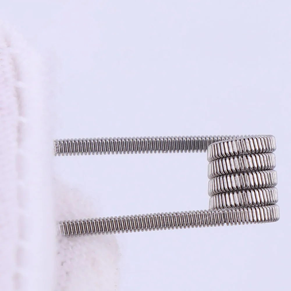 XFKM 50/100pcs Fused Alien Clapton 3.0 Aperture Prebuilt Coils Premade Mix Twisted Master Resistance MTL RTA Heating Wire