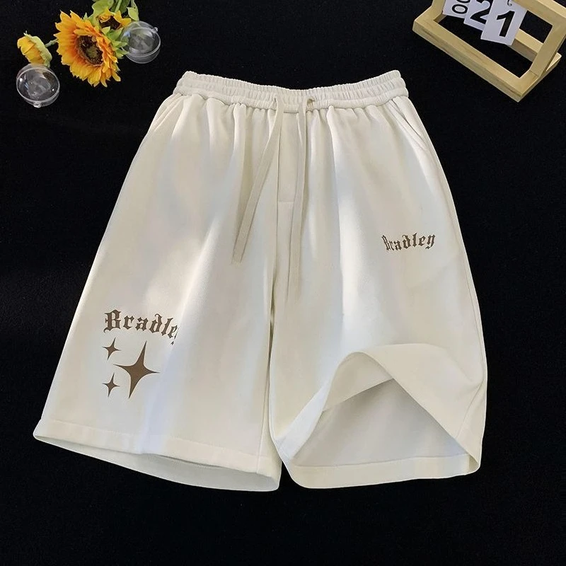 الرجال السراويل فضفاضة الرياضة الرباط برمودا الذكور سراويل قصيرة 3 أرباع جديد في بانت 2025 عروض ساخنة مع الجليد Xl موضة عادية موتو