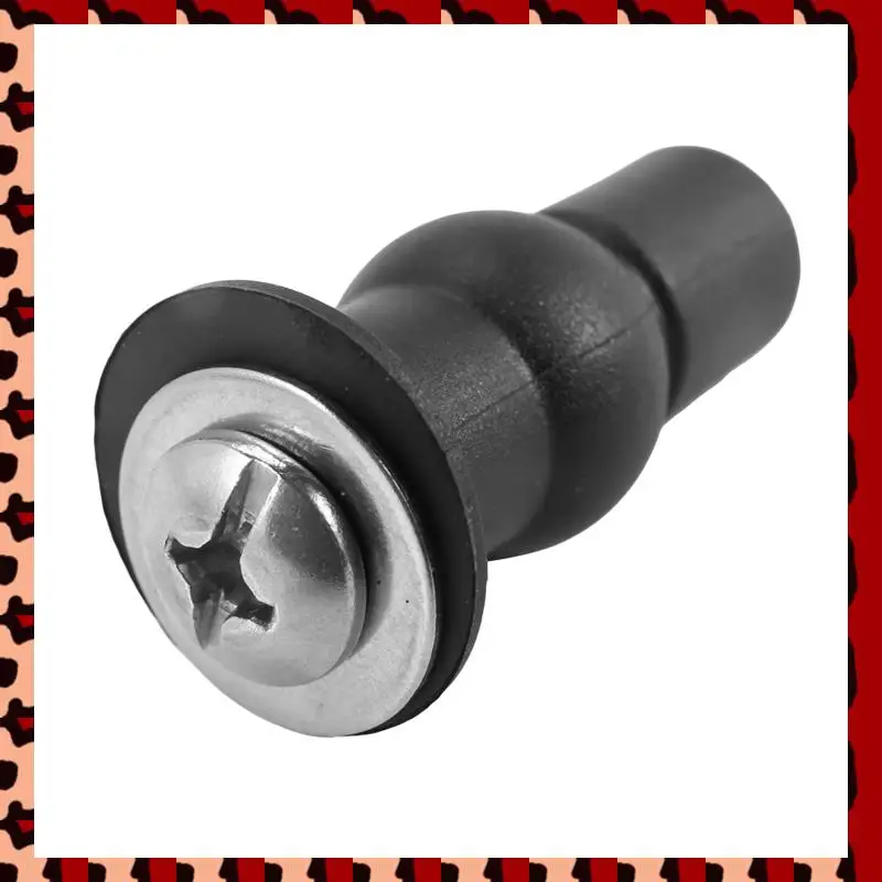 

A72P 12X Toilet Seat TOP FIX Seat Hinge Hole Fixings Well Nut Screw Rubber Back To Wall