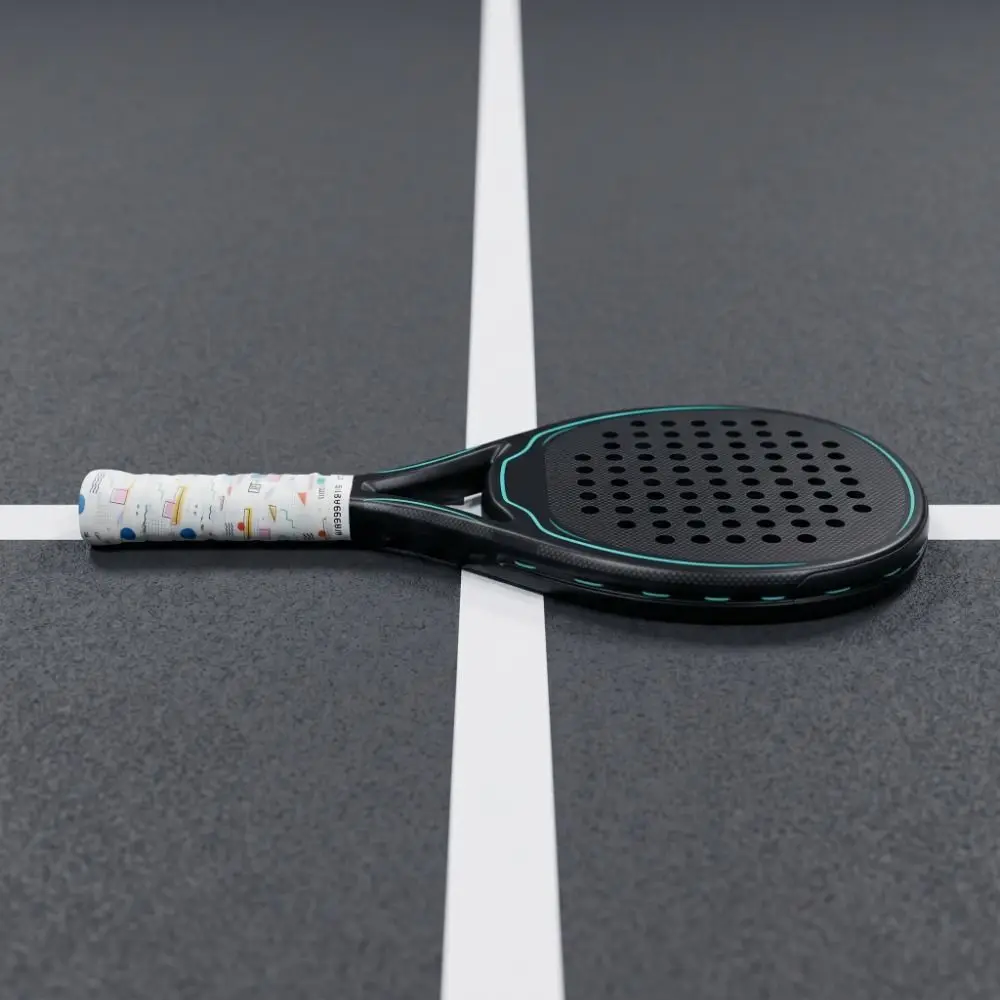 3D Printed Surface Tennis Badminton Grip Tape Soft Touch Anti-slip Badminton Racket Grips Wrap Quick-dry Sweat Absorbent