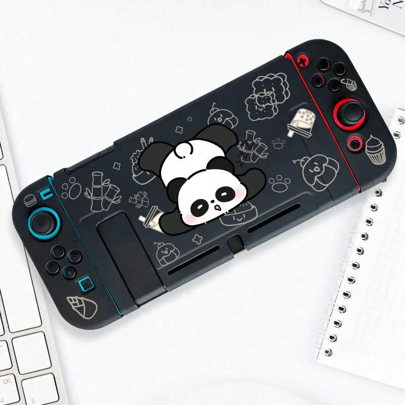 

Защитный чехол с мультяшной пандой для Nintendo Switch NS, мягкий чехол из ТПУ для контроллера игровой консоли NS, пылезащитный чехол