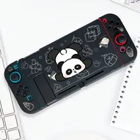 Cartoon Panda Protective Shell for Nintendo Switch NS Soft TPU Cover NS Game Console Controller Dustproof Protective Case