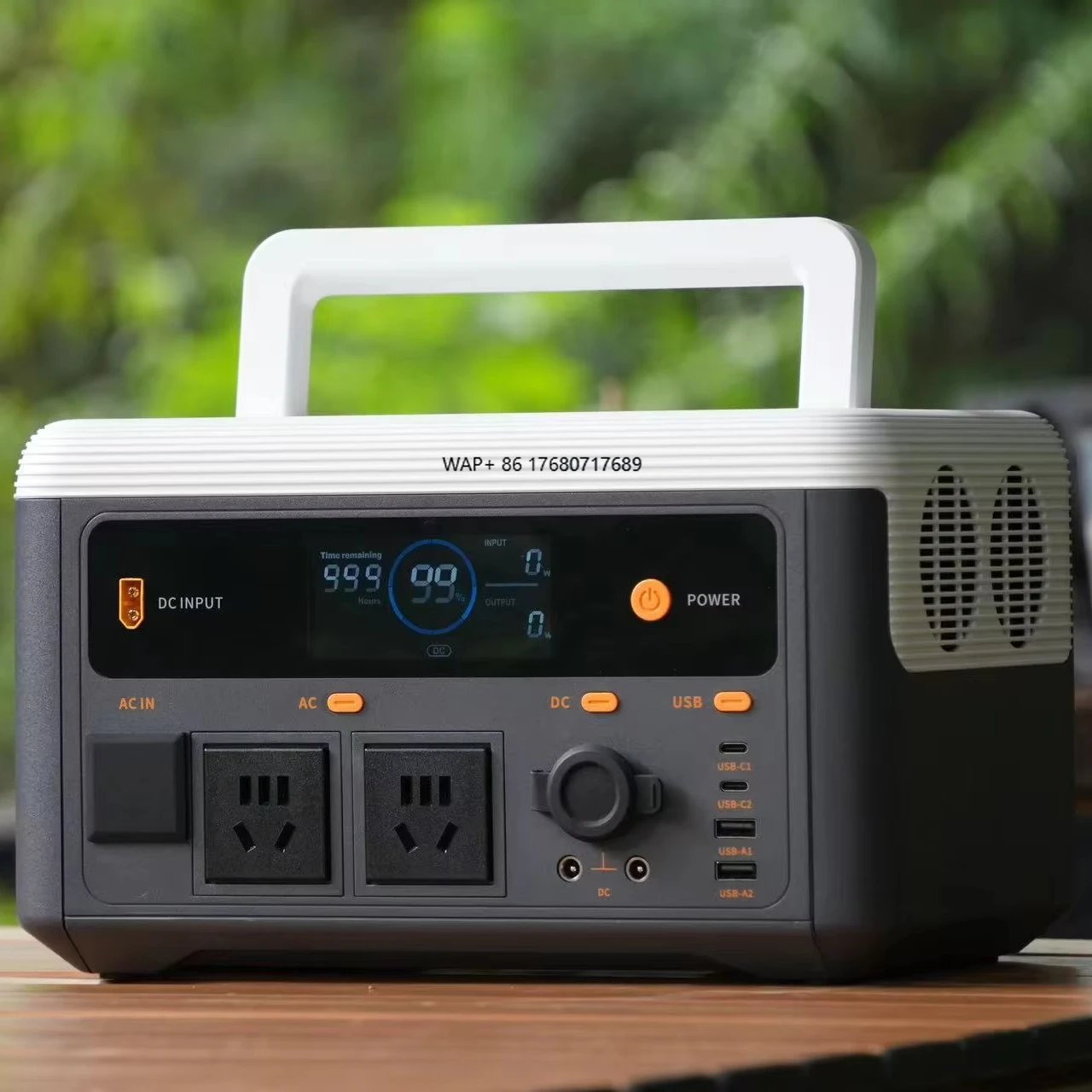 

Upgrade the portable power station 512Wh 6 port powered outdoor solar generator (optional solar panel) equipped with LiFePO4