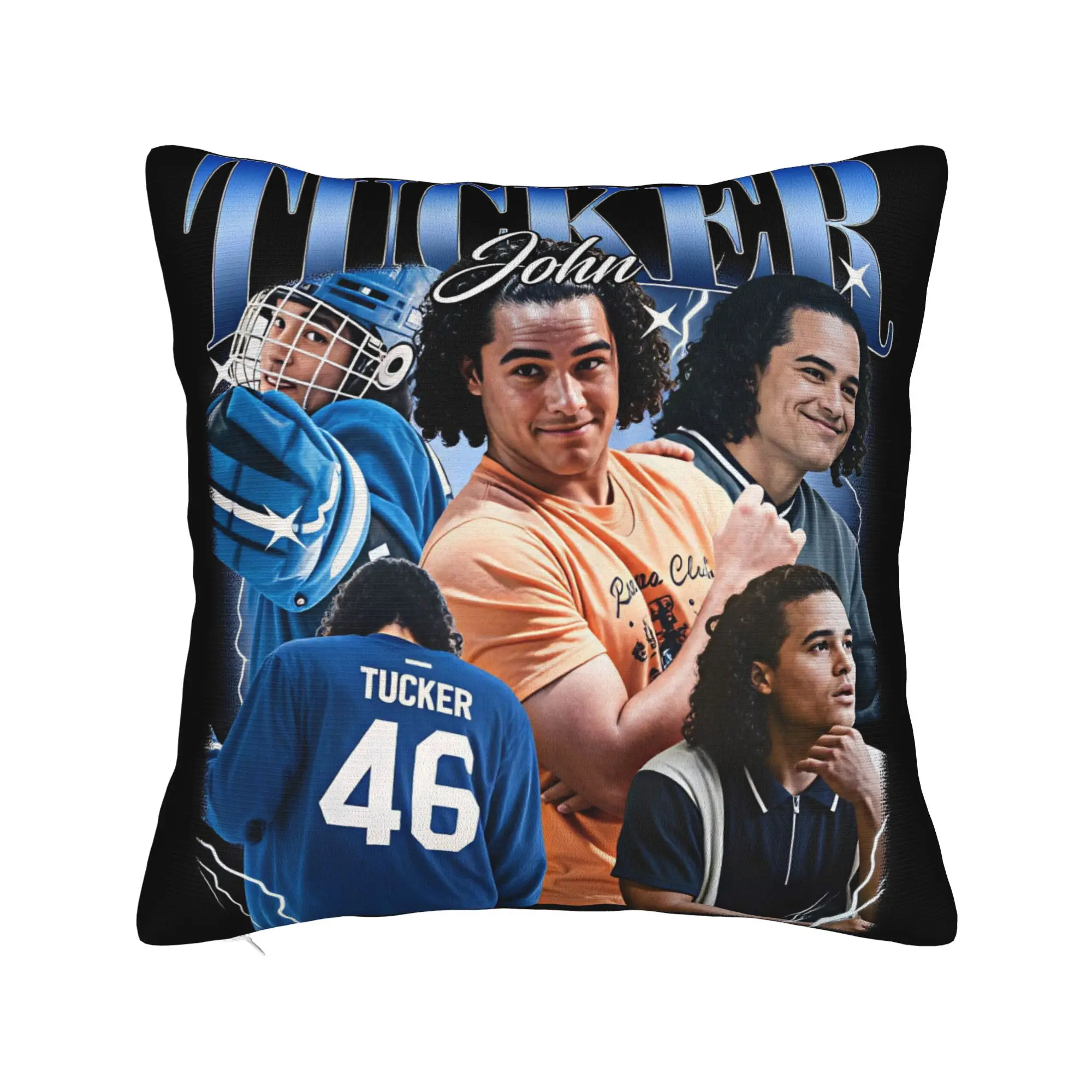Vintage John Tucker Off Campus Poster Pillow Case  Novelty Pillow Cover Design Pillowcases For Living Room Bed Chair