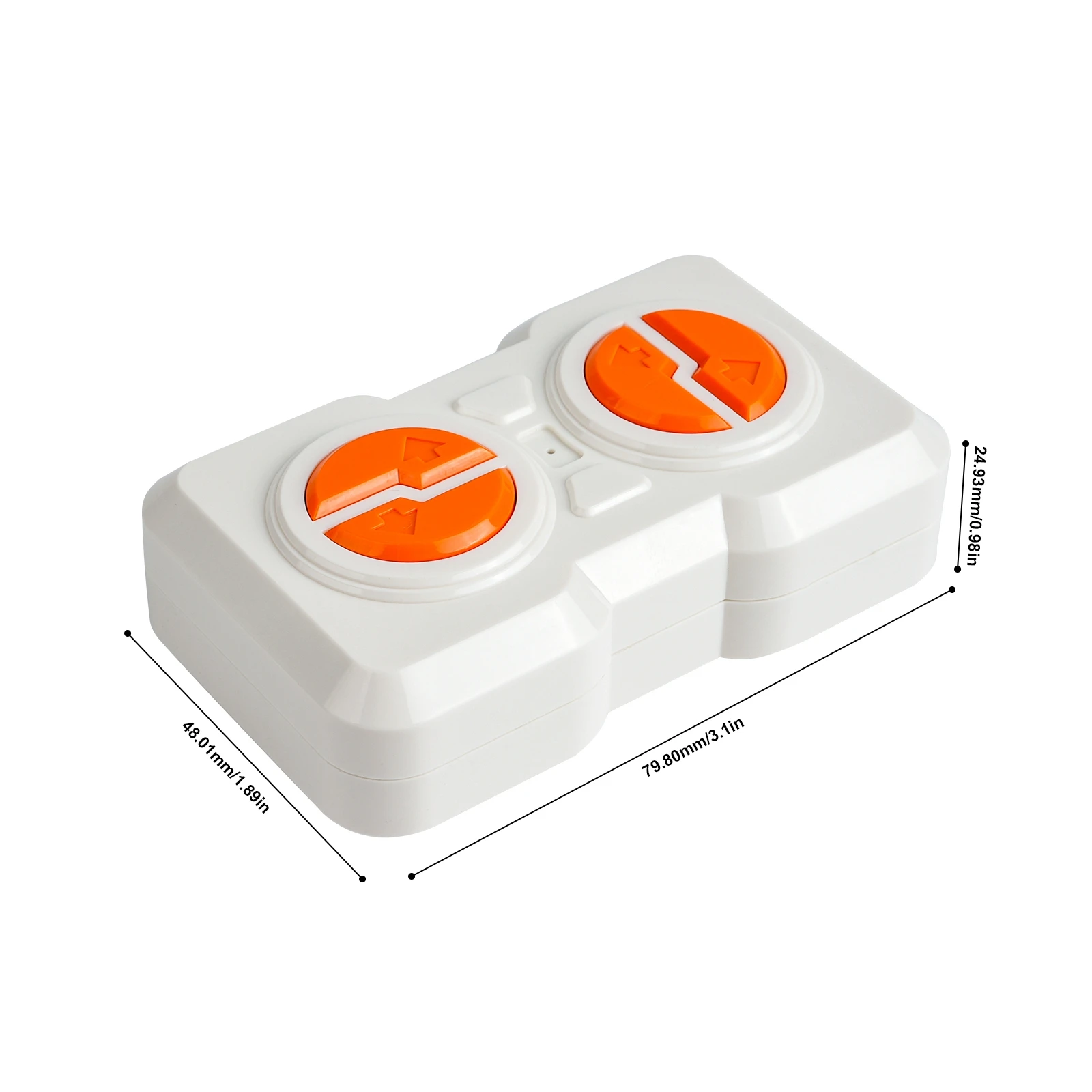 Bloques RC tecnológicos para coche deportivo, función de potencia roja, juego de servomotor L/con mando a distancia, ladrillos Moc, piezas DIY, modelo de juguete