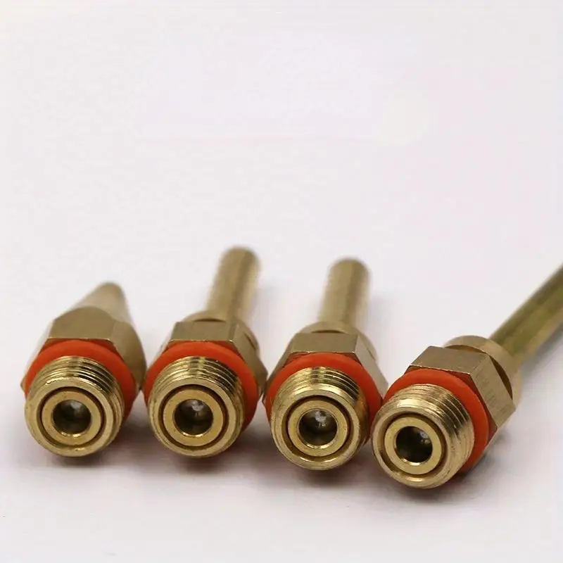 1/4Pcs Large and Small Diameter Hot Melt Glue Gun Nozzle 2.0x70mm 3.0x50mm 2.0x50mm Pure Copper Long Short Nozzle