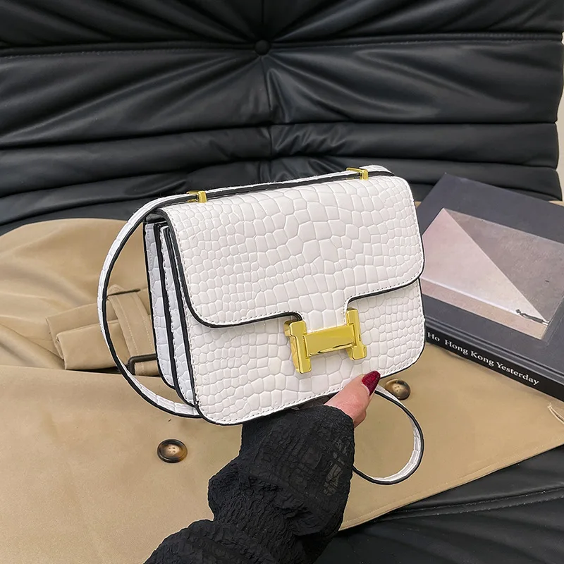 トレンディなファッション Ãxquisite スキューバッグ、クロコダイル柄レディースバッグ、ファッショナブルな外国風レディースショルダーメッセンジャーバッグ