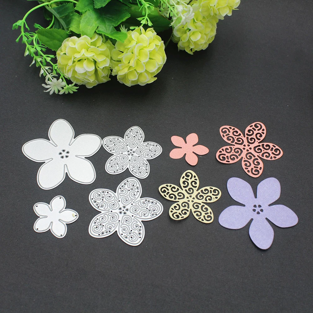 

Four Petals Metal Cutting Dies for DIY Scrapbooking Album Paper Cards Decorative Crafts Embossing Die Cuts