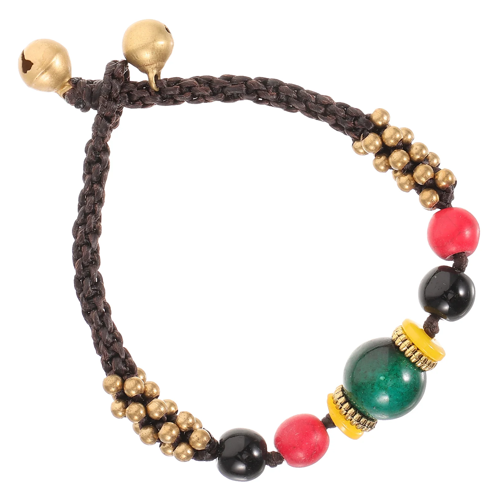 

Ethnic Braided Bracelet Chinese Style Hand-woven Chain Cute Cartoon Pendant One Size Fits Most Birthday Valentine Gift