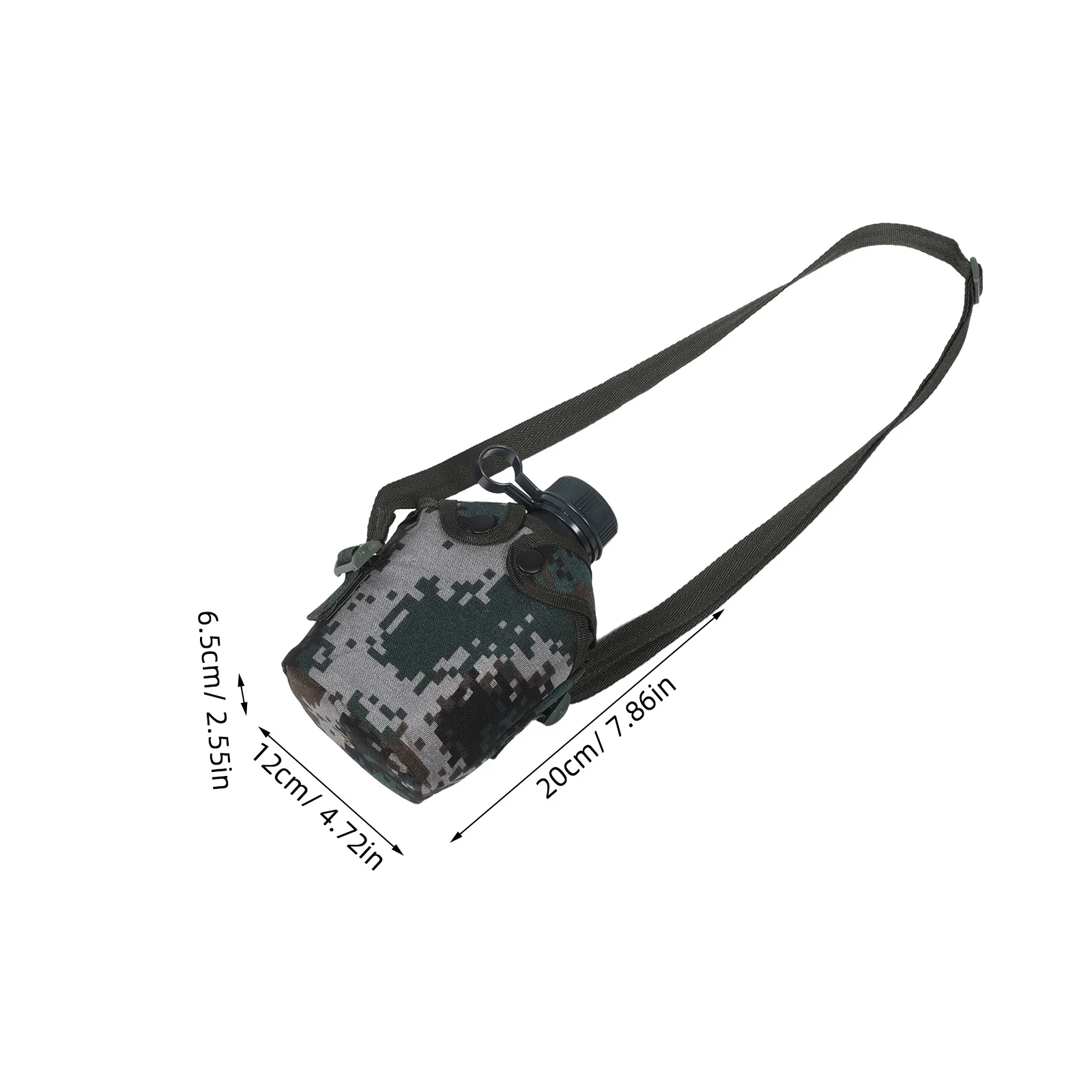 الألومنيوم في الهواء الطلق زجاجة ماء مموهة المحمولة التخييم المشي لمسافات طويلة مقصف خفيفة الوزن دائم الرياضة شرب الحاويات #2