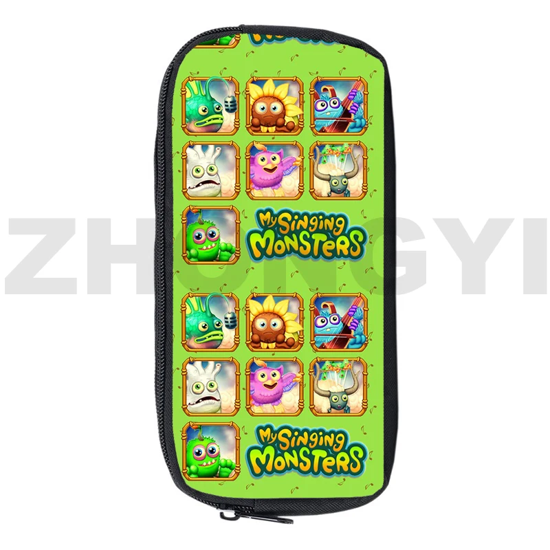 My Singing Monsters 3D Anime Pencil Case Pen Bags Stationery School Supplies Game My Singing Monsters Cosmetic Cases Makeup Bag