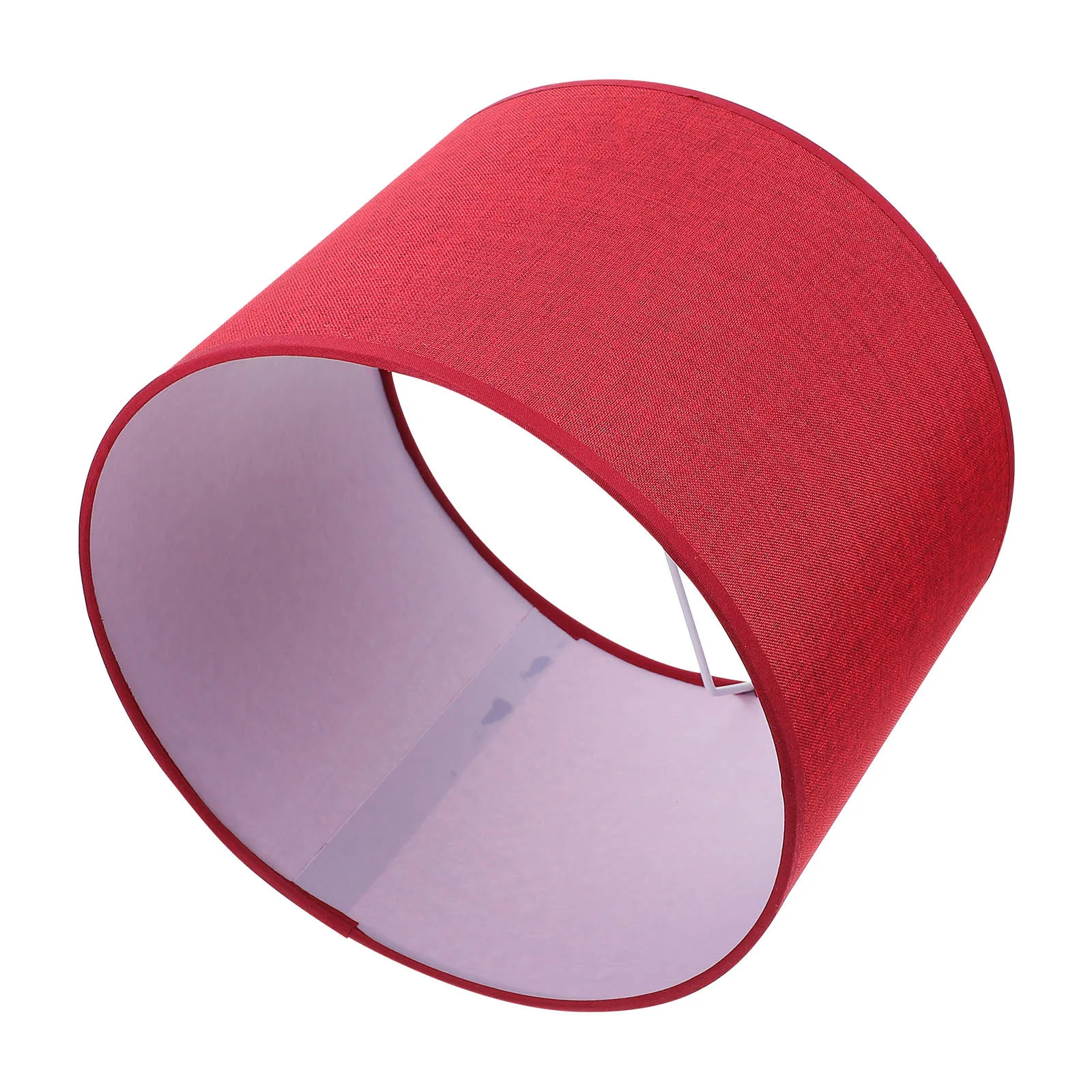 

Circular Cloth Lamp Shade Simple Elegant Design for Bedroom Living Room Decorative Light Cover Home Hotel Study Use