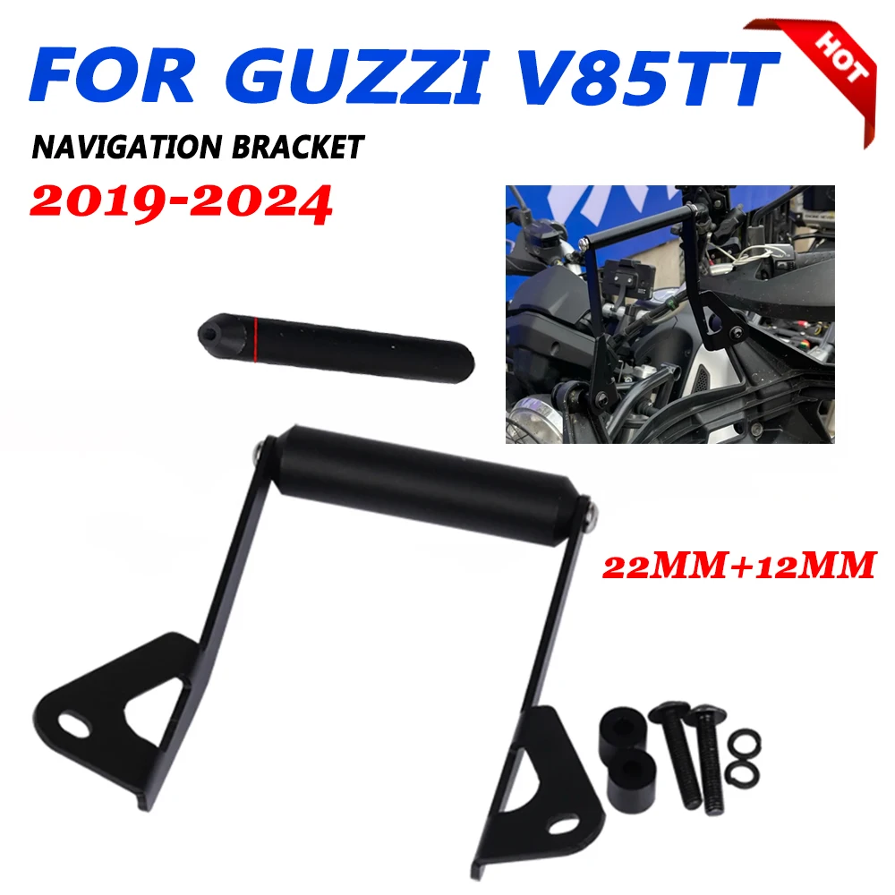 Soporte de teléfono para motocicleta, placa de navegación GPS, manillar adaptable para MOTO GUZZI V85TT V85 TT V 85TT 2019 - 2024