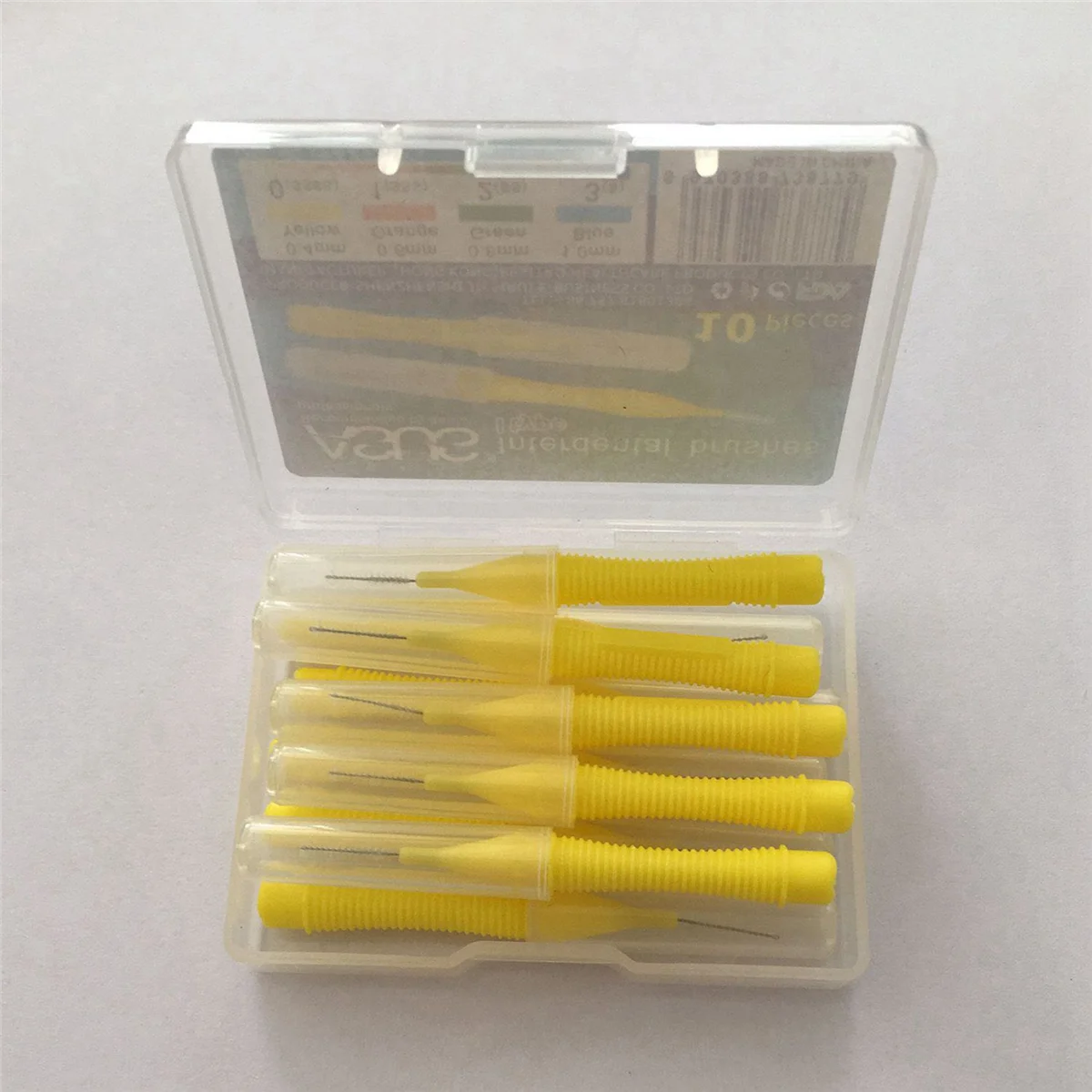 A72P  50Pcs/Box 0.4MM Straight Interdental Brush Interdental Brush Teeth Cleaning Interdental Brush