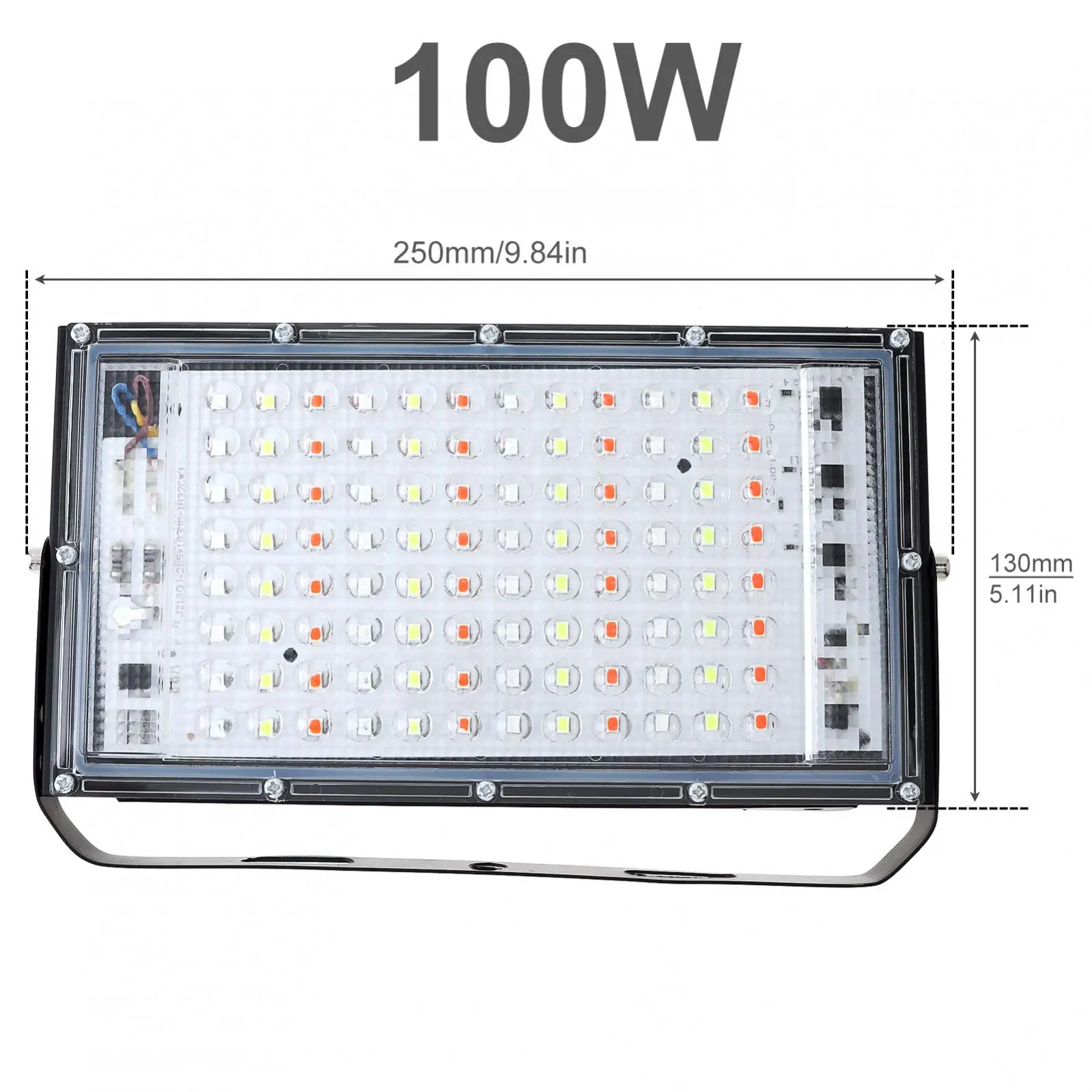 50W / 100W RGB Colour Change Waterproof LED Reflector Floodlight for Garden / Party / Street Decoration with Remote Control