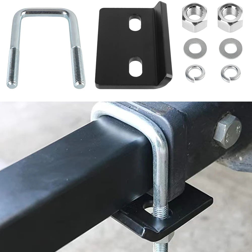 Anti-Rattle Lock Heavy Duty Hitch Tightener U-Bolt Stabilizer 2 inch For Tow Trailer Hitches Down Tow Clamp Wobble Carrier Parts