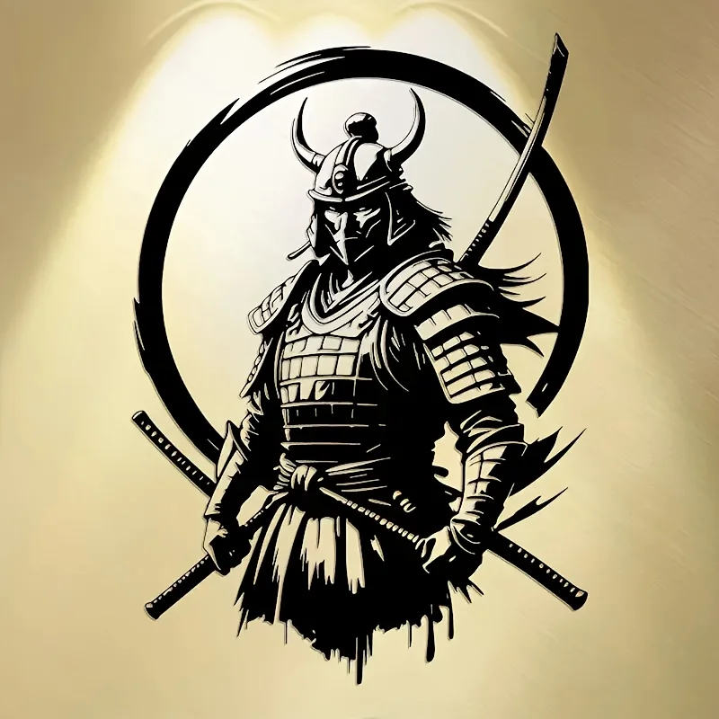 Gifts suitable for all four seasons，1pcSamurai with Sword Acrylic Wall Art 1pc