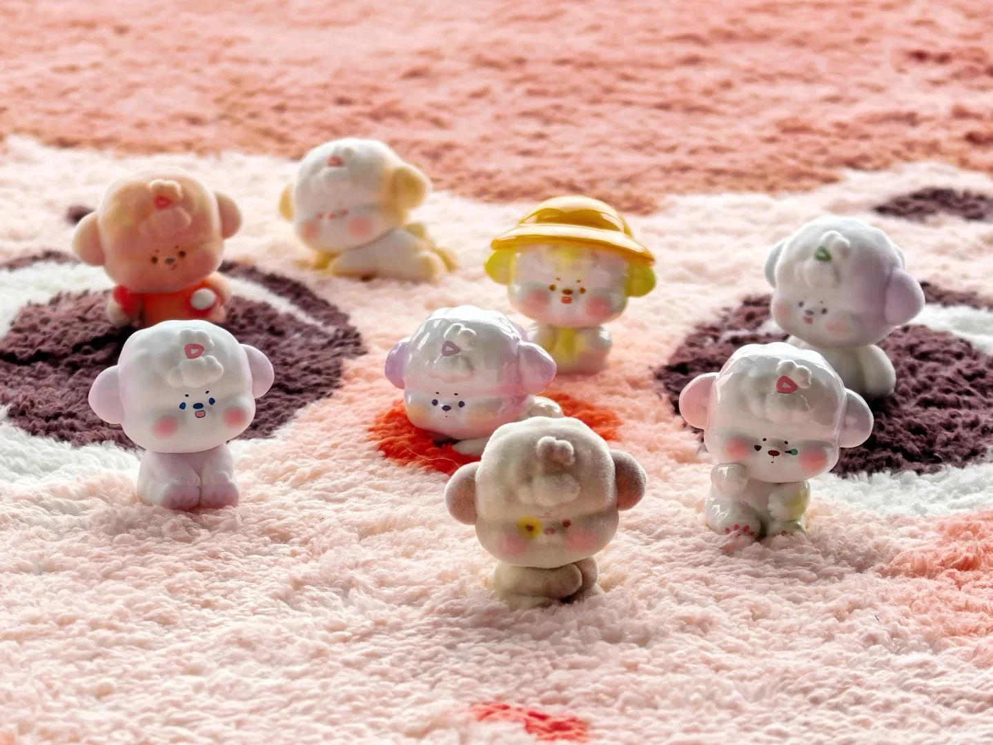 Mojie Friend of the Forest Series صندوق أعمى صغير لطيف للكلاب ألعاب قابلة للجمع ديكور سطح المكتب العصري لهدايا أعياد ميلاد الأطفال #3