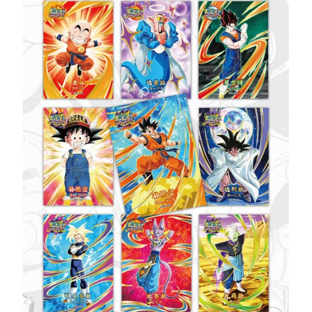 Nowa gra karciana Dragon Ball Booster Trading Super Saiyan Son Goku Kolekcja postaci z anime Gra karciana Prezent dla dziecka Zabawki