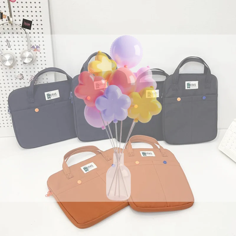 

Cute Korean Tablet Sleeve Pouch For Xiaomi 8-10 Inch Laptop Bag For Macbook Lenovo11-14 Inch Carrying Laptop Tablet Handbag